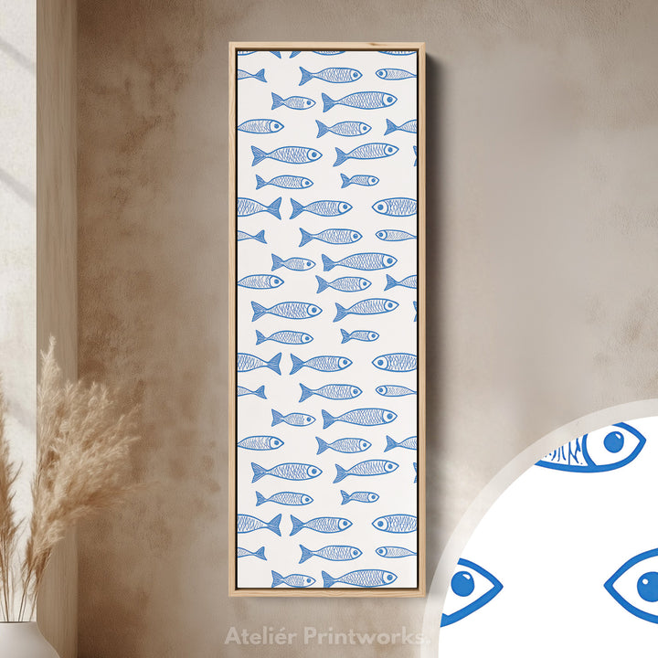 Sardines Vertical Kitchen Long Wall Decor