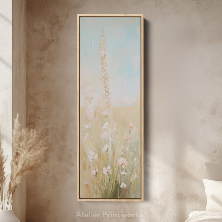 Tall Vertical Wall Art - Floral Painting