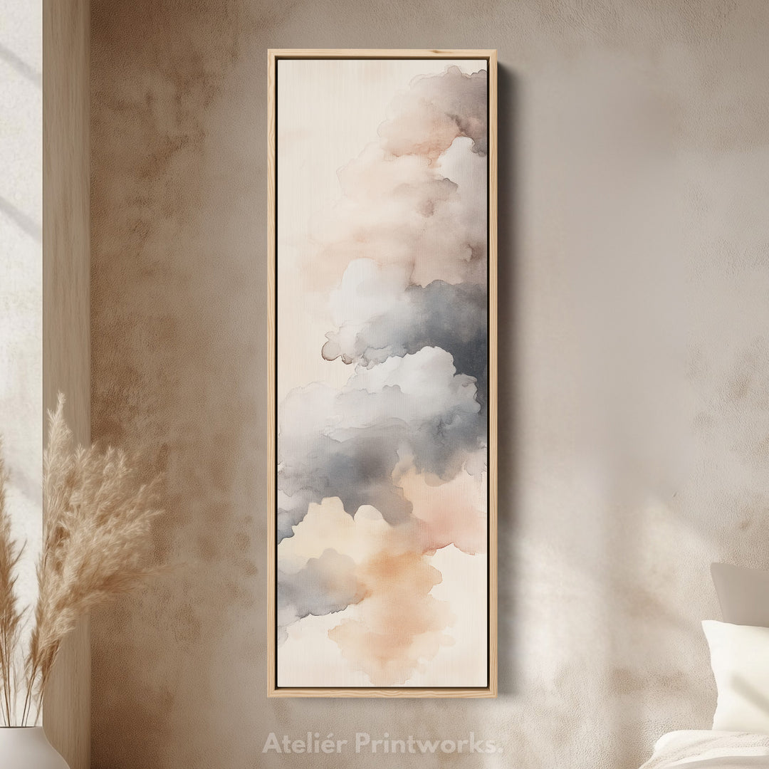 Tall Skinny Vertical Cloud Wall Art