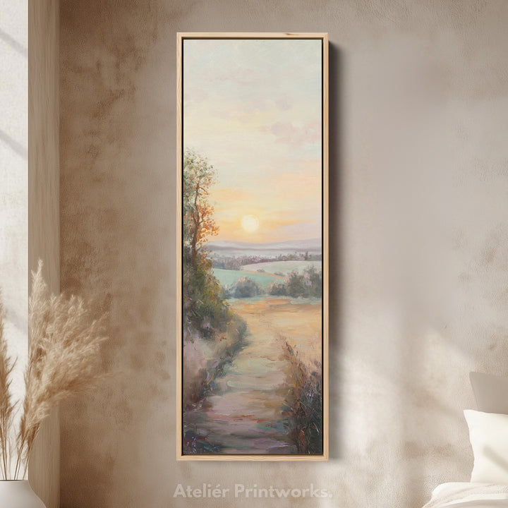Long Narrow Vertical Large Wall Decor English Countryside