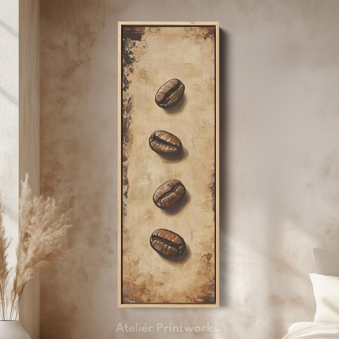 Coffee Shop Wall Art Tall Slim Vertical Decor