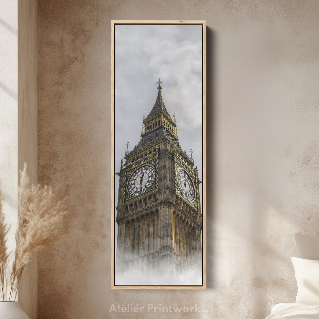 Big Ben London Framed Vertical Wall Art