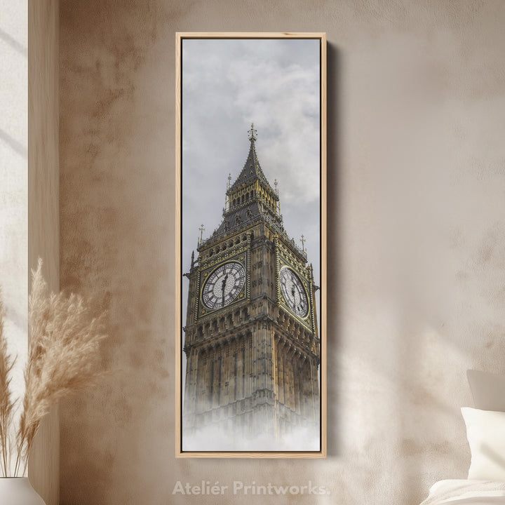 Big Ben London Framed Vertical Wall Art