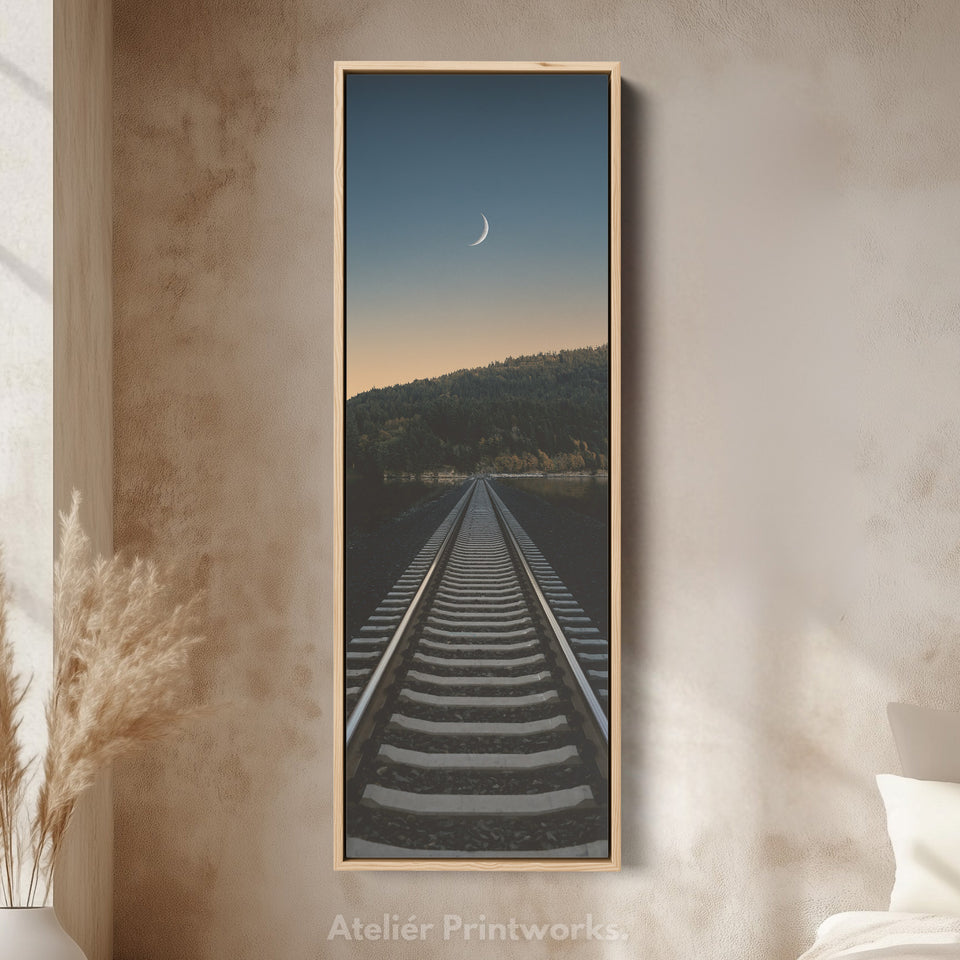 Railway Narrow Vertical Wall Art