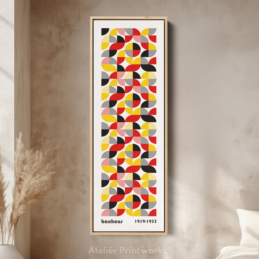 Long Narrow Mid Century Bauhaus Wall Decor