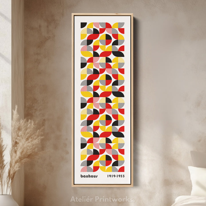 Long Narrow Mid Century Bauhaus Wall Decor