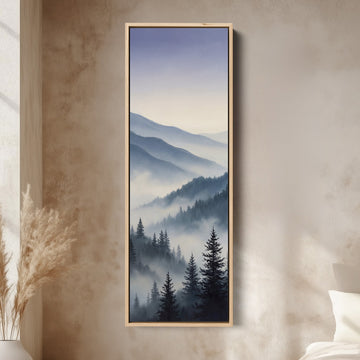 Bedroom Wall Art Soft Mountain Landscape Statement Wall Decor For Bedroom