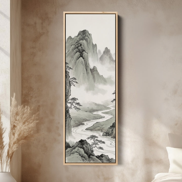 Ink Mountain Bedroom Wall Art Oversized Wall Decor Bedroom