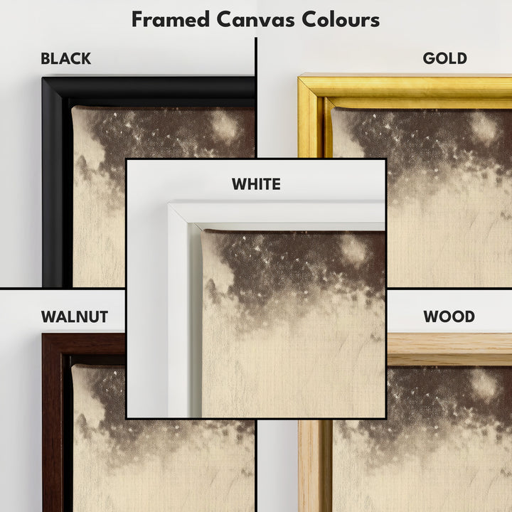 Vintage Ski Long Narrow Vertical Large Canvas Wall Decor - V0111