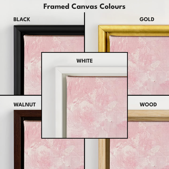 Abstract Pink Vertical Wall Art - Tall Long Narrow Vertical Wall Decor - V0126