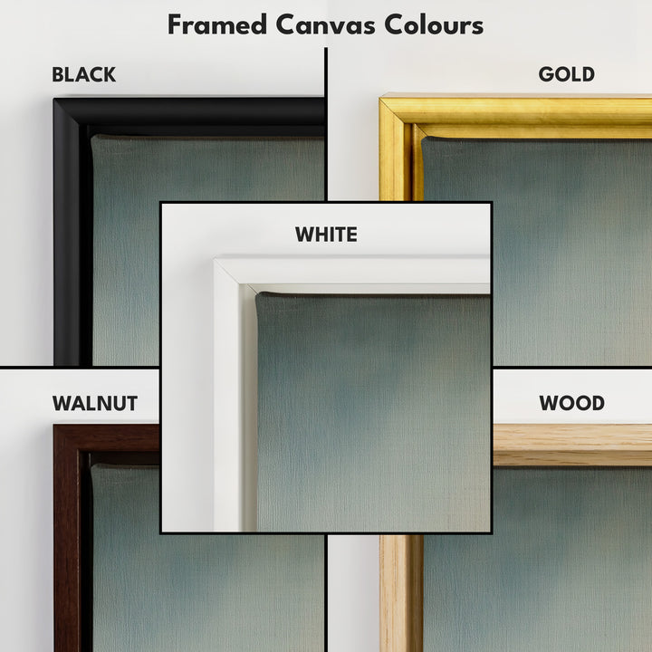 Long Canvas Wall Art Prints for bedroom Vintage Ocean Framed Vertical - V0142