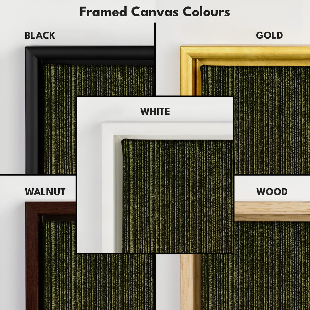 Abstract Green Long Vertical Wall Decor - V0172