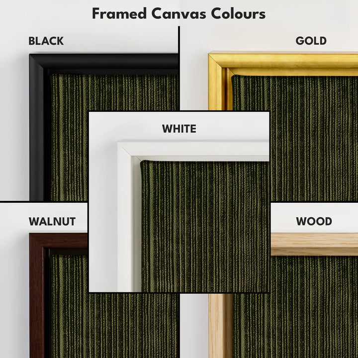 Abstract Green Long Vertical Wall Decor - V0172