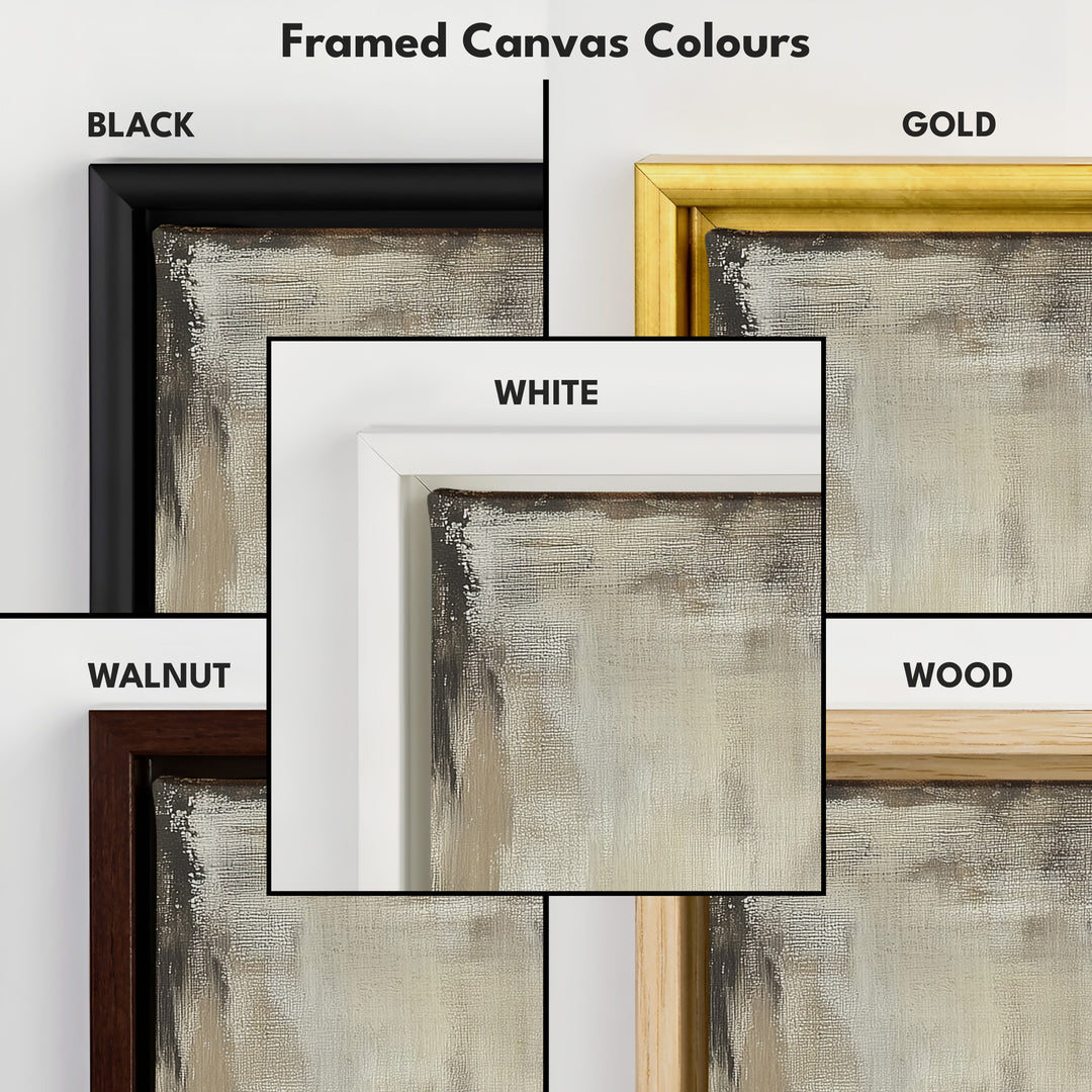 Kitchen Wall Art Long Vertical Framed Canvas Decor Vintage Sage - V0188