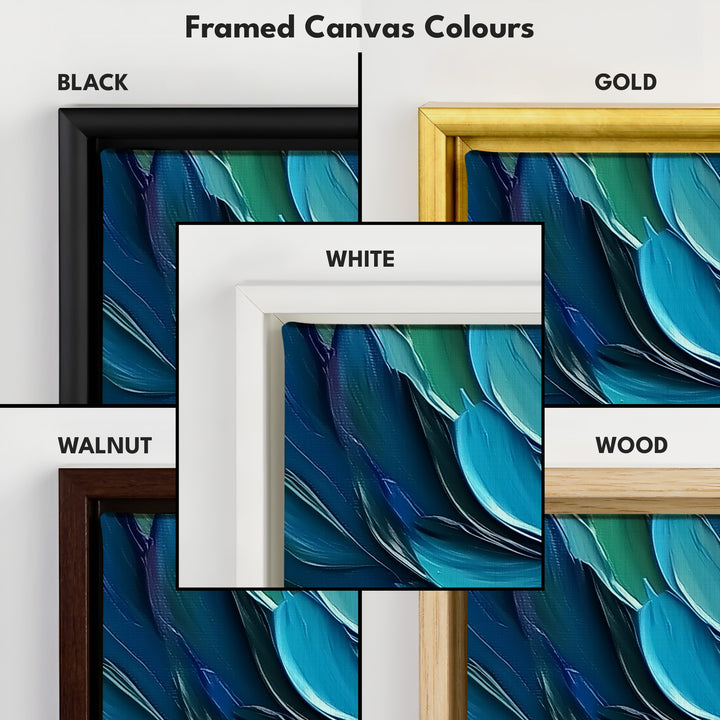 Colorful Abstract Horizontal Wall Decor Long Narrow - H0247