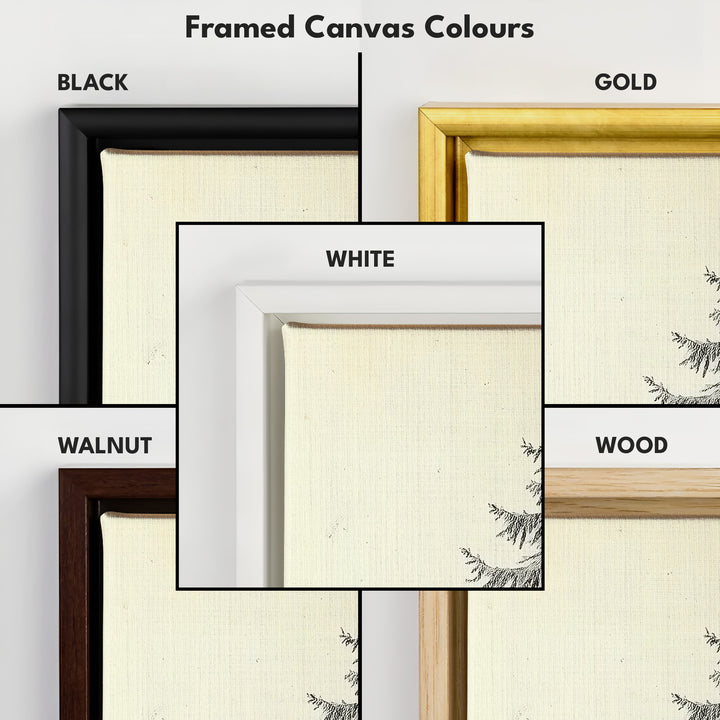 Vintage Pine Tree Vertical Wall Decor - V0241