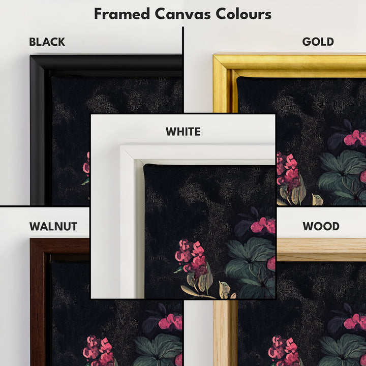 Floral Watercolor Vertical Long Wall Decor - V0254