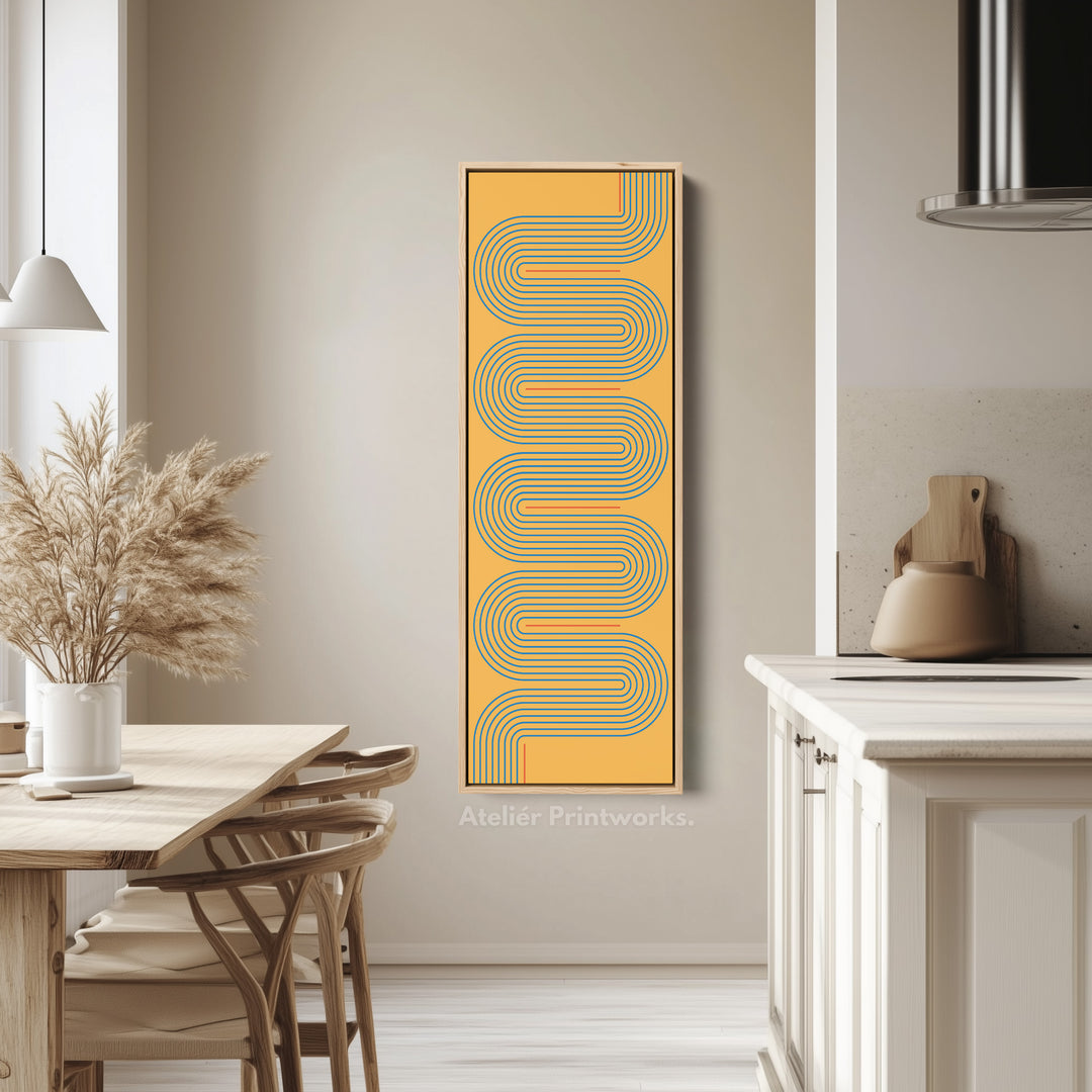 10. Vertical Kitchen Wall Art - WoodV0383