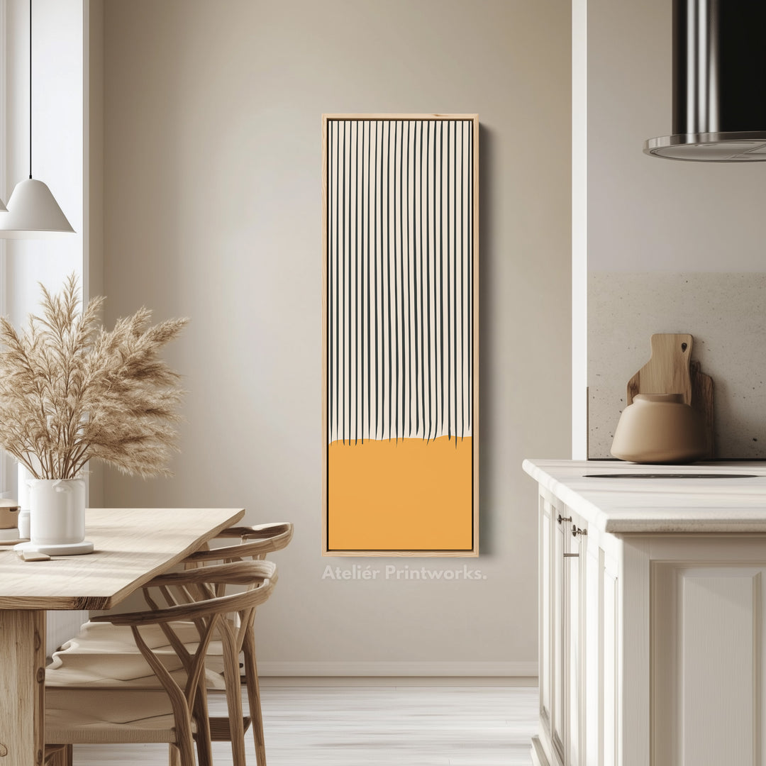 10. Vertical Kitchen Wall Art - WoodV0387