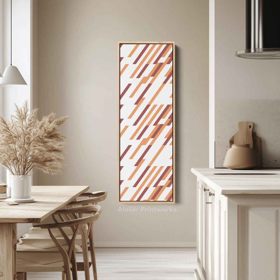 10. Vertical Kitchen Wall Art - WoodV0428