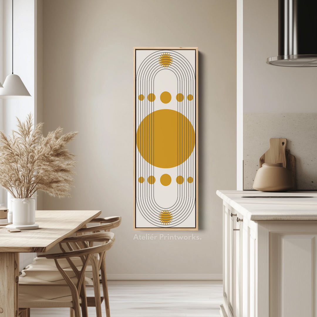 10. Vertical Kitchen Wall Art - WoodV0433