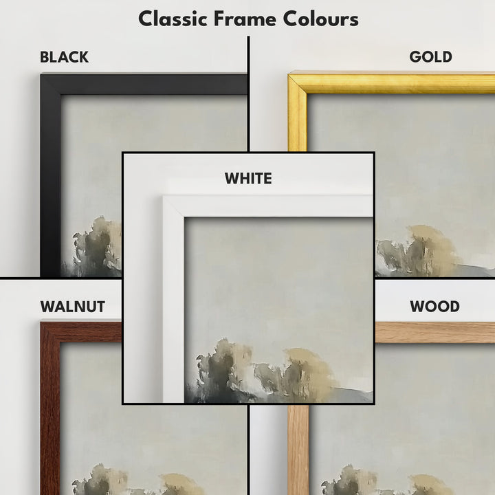 Large Panoramic Vintage Landscape Horizontal Wall Decor - H0040