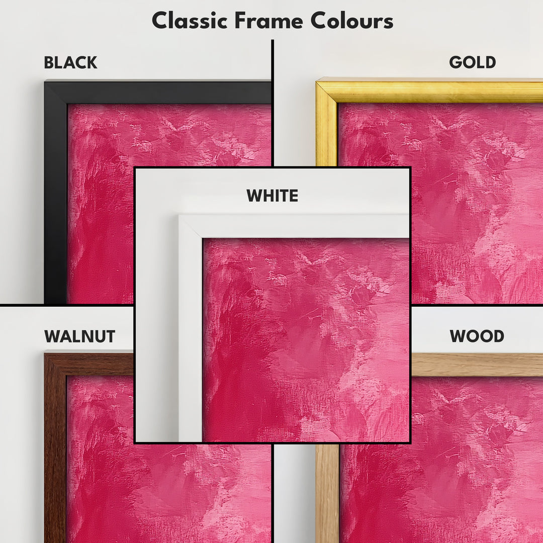 Long Horizontal Wall Art Panoramic Wall Art Abstract Pink Minimalist - H0142
