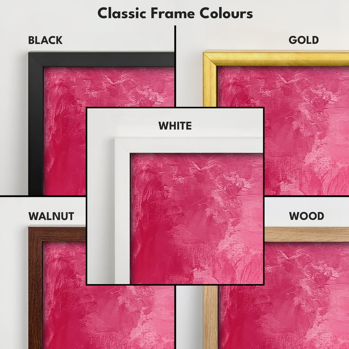 Long Horizontal Wall Art Panoramic Wall Art Abstract Pink Minimalist - H0142