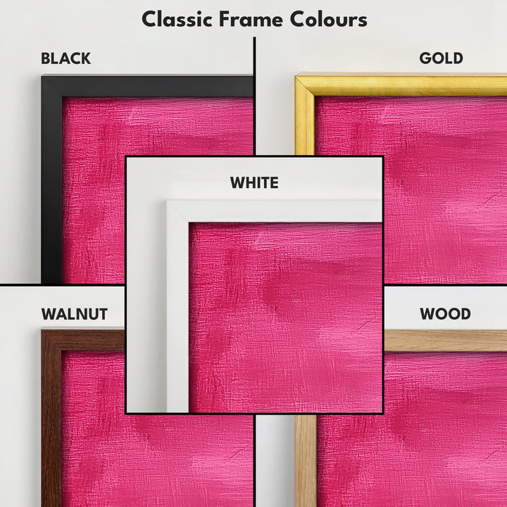 Minimalist Pink Long Horizontal Wall Art Panoramic Wall Art - H0143
