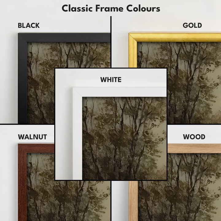 Vintage Landscape Long Narrow Horizontal Wall Decor - H0212