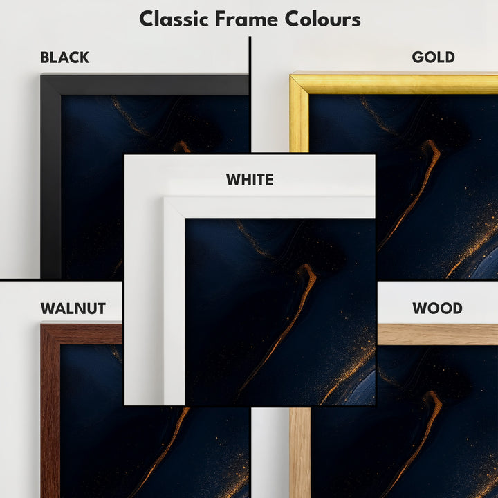 Gold Marble Abstract Long Vertical Wall Decor - V0039