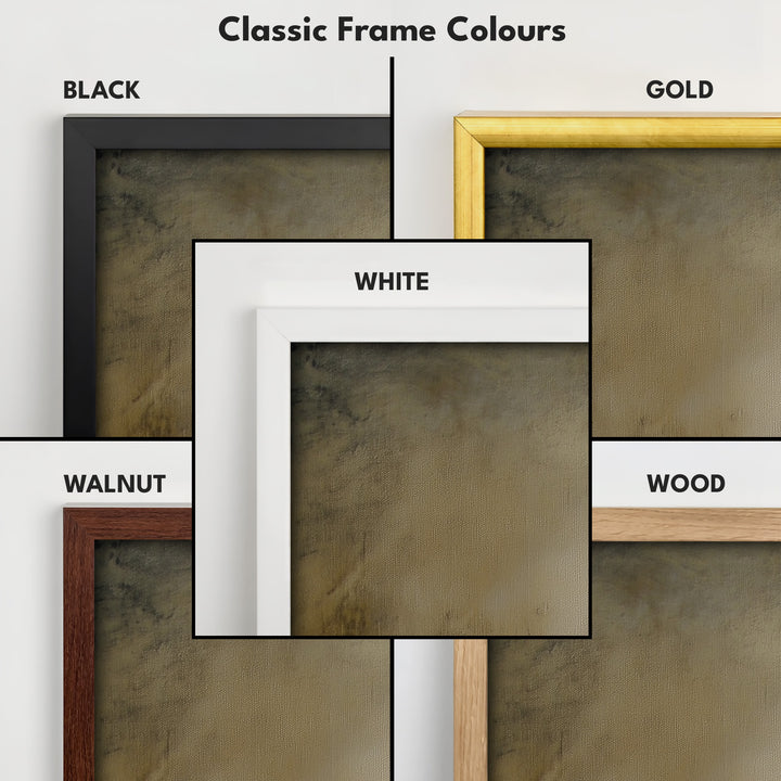 Vintage Coastal Wall Art Large Framed Vertical Tall Narrow Wall Decor - V0101