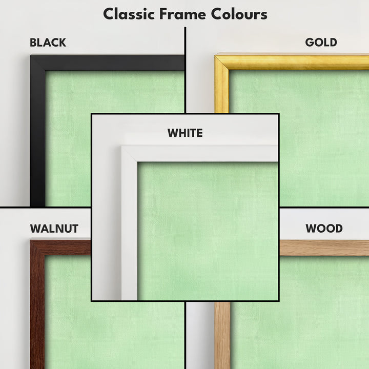 Minimalist Green Living Room Decor Vertical Wall Art - Tall Long Narrow Vertical - V0149