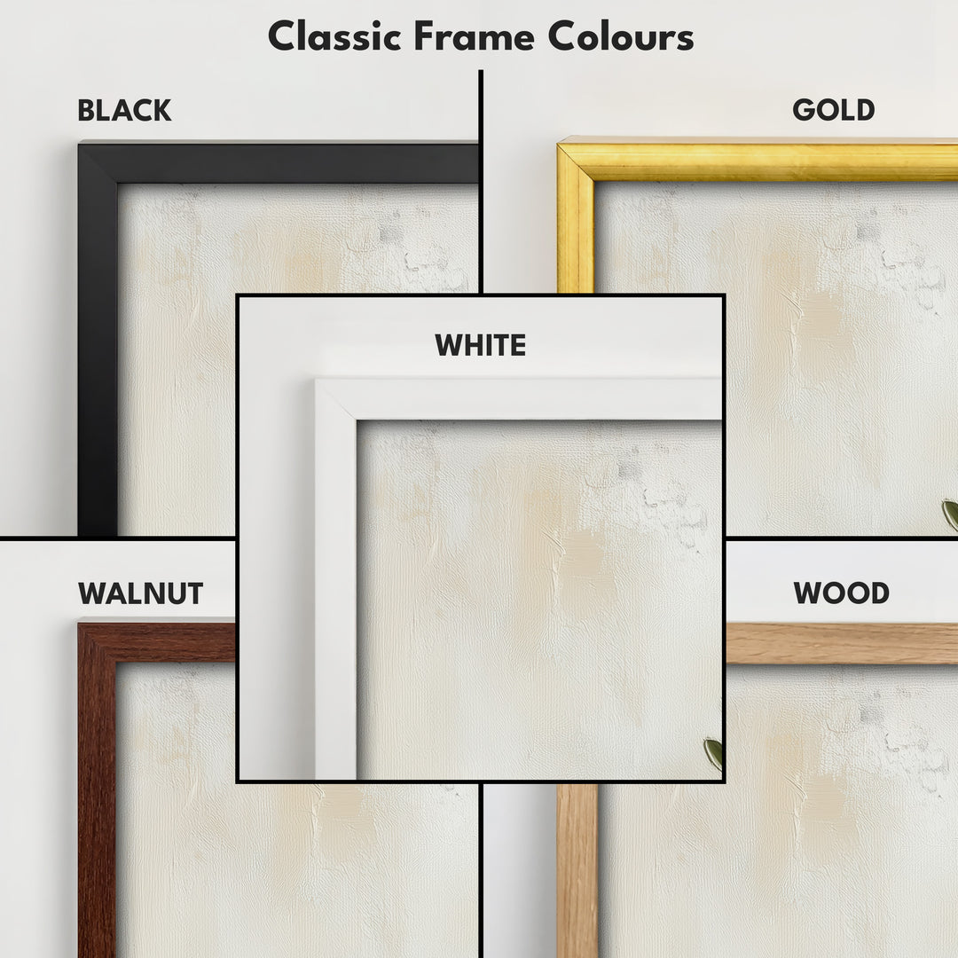 Rustic Olive Tree Long Narrow Vertical Wall Art Canvas - V0153