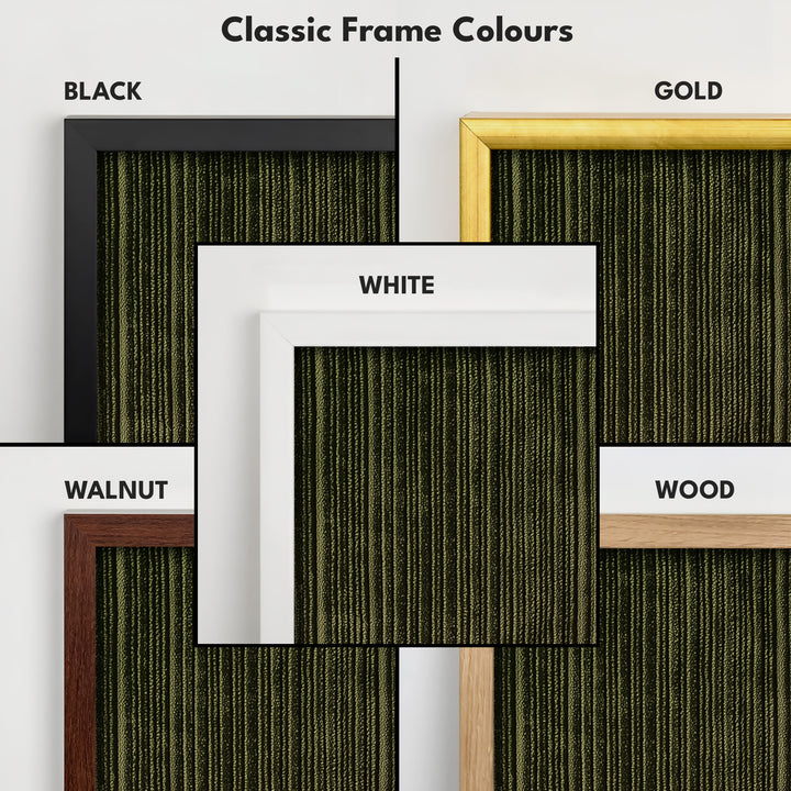 Abstract Green Long Vertical Wall Decor - V0172