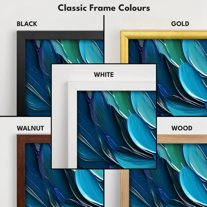 Colorful Abstract Horizontal Wall Decor Long Narrow - H0247