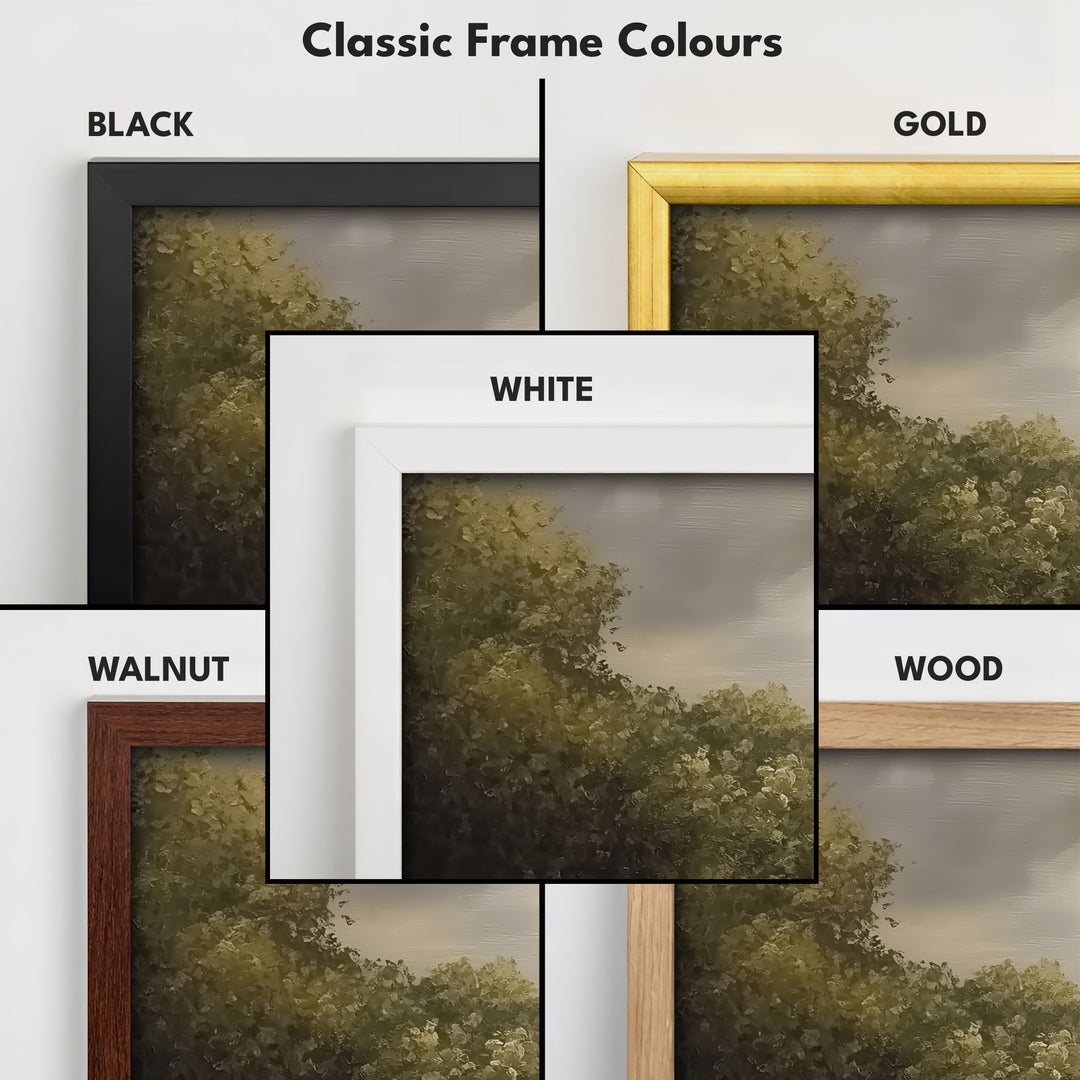 Living Room Horizontal Wall Art Vintage Countryside - H0254