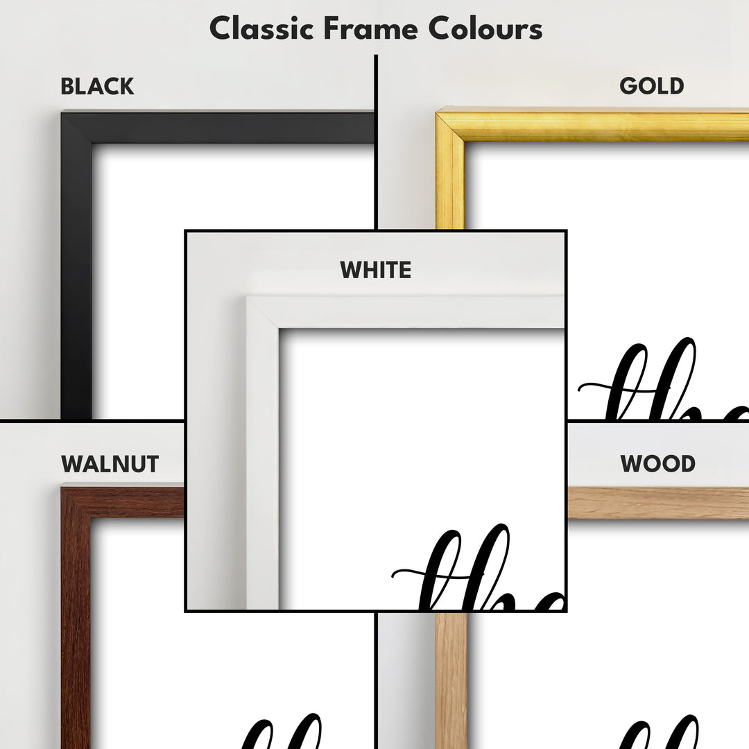 Framed Canvas Bedroom Wall Art - H0324