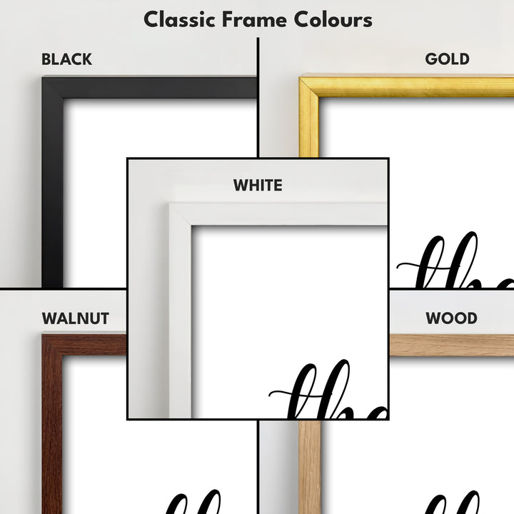 Framed Canvas Bedroom Wall Art - H0324