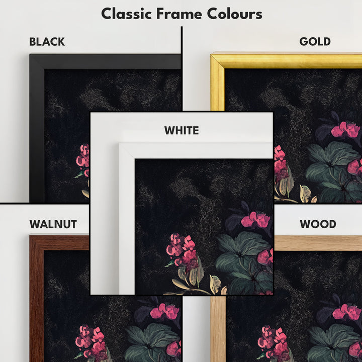 Floral Watercolor Vertical Long Wall Decor - V0254