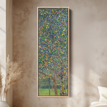 Gustav Klimt Narrow Wall Art Pear Tree Landscape For Hallway