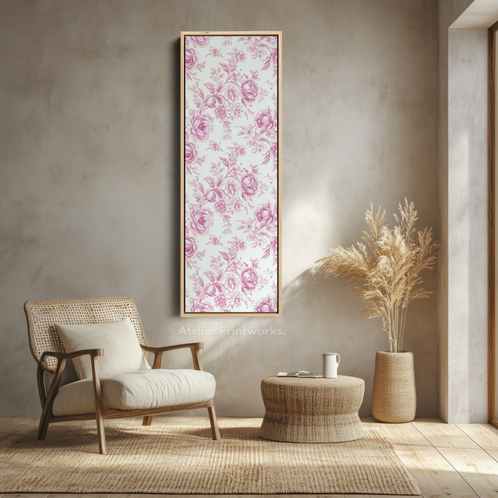 Cottagecore Vintage Framed Floral Wall Art - V0259