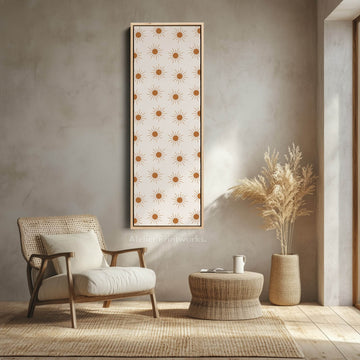 Vertical Long Wall Art Boho Sun Wall Art - Atelier Printworks