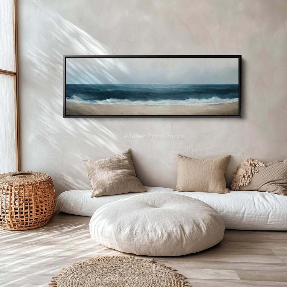 Abstrakte Strand Große Leinwand Wandkunst