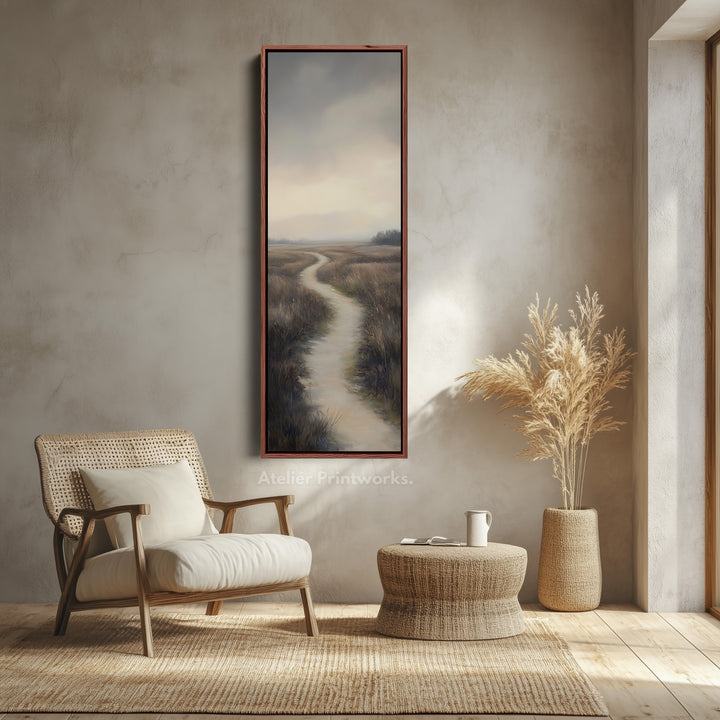 Winding Path Tall Vertical Wall Decor