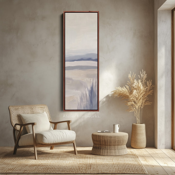 Long Tall Vertical Wall Art - Abstract Landscape Canvas