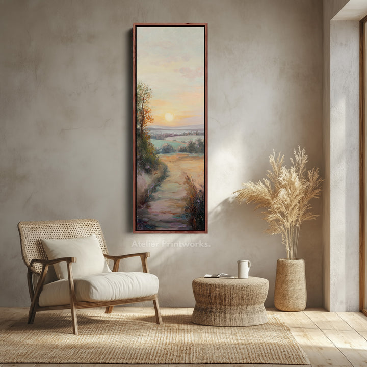 Long Narrow Vertical Large Wall Decor English Countryside