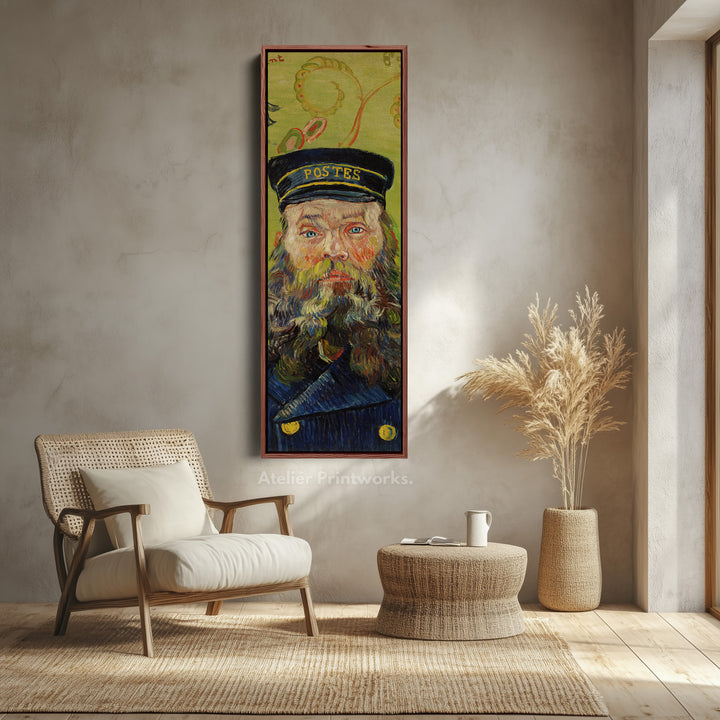 Van Gogh The Postman Narrow Vertical Wall Art