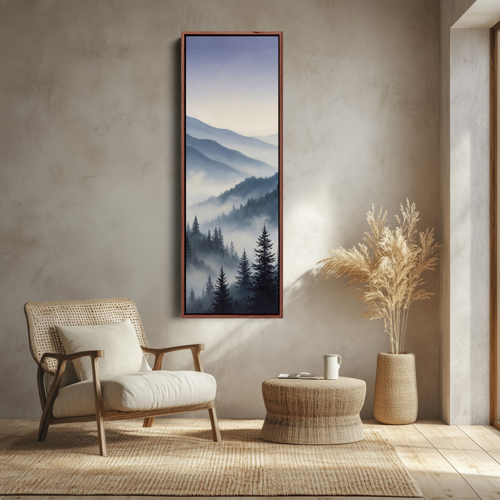 Bedroom Wall Art Soft Mountain Landscape Statement Wall Decor For Bedroom