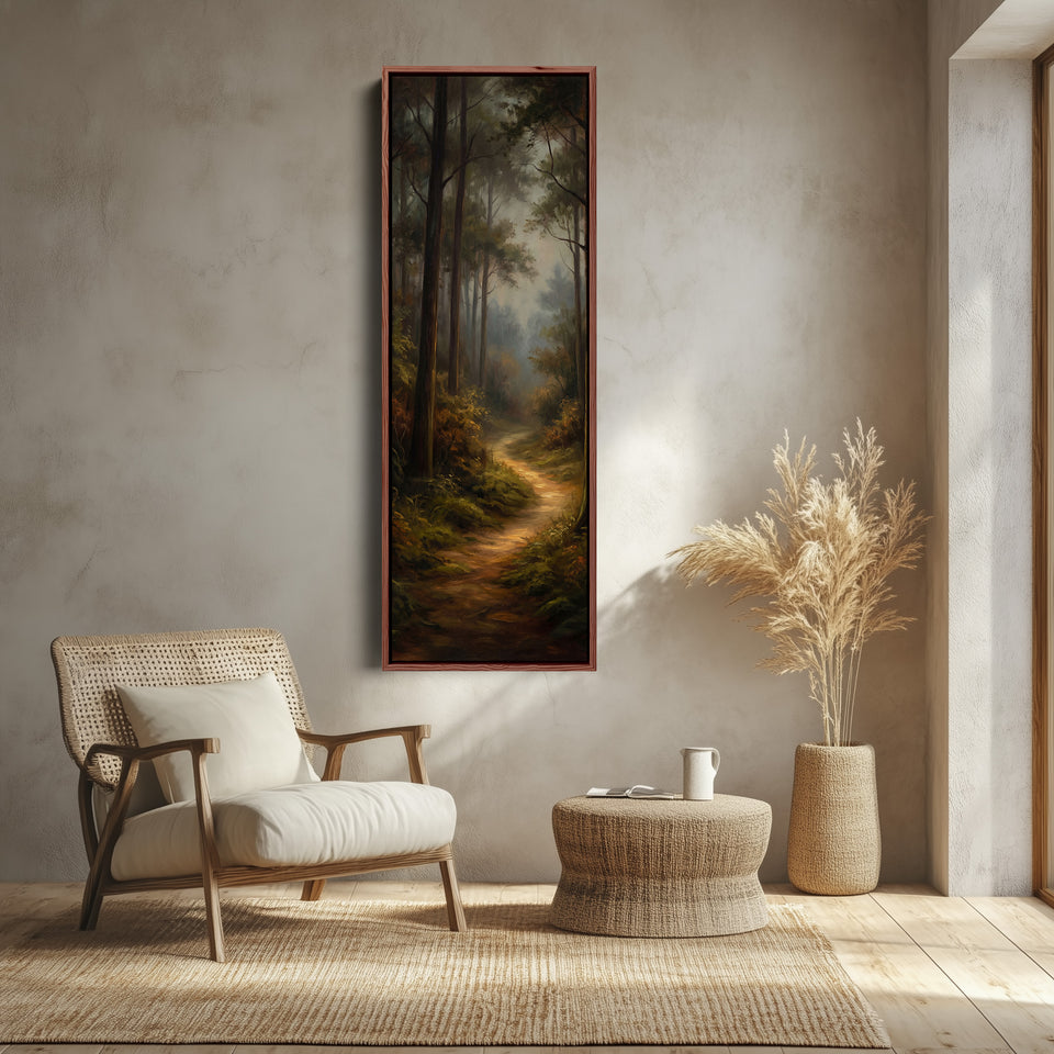 Chemin forestier Art mural pour chambre Décoration murale surdimensionnée pour chambre